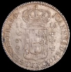 Brasil - 1816 Bahia - 960 Réis - 26,6g, 42 mm  - 8 Reales bem visível.