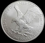 USA - 1 Dolar Liberty - 1 Onça Troy -2023 - Prata 0,999 - Gr 31,10 - 40,5 mm .