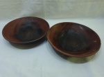 Par de cumbucas bowl em cerâmica crua. Medindo 29cm x 6cm de altura. Leve bicado.