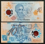 C332 - 2001 - PEDRO MALAN/ARMÍNIO FRAGA - 10 REAIS - FE - CAT. R$ 145 - POLÍMERO (PEDRO ALVARES CABRAL)