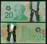 CANADA - RAINHA - 20 DOLLARS - FE