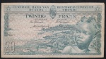 CONGO BELGA/RUANDA/URUNDI - 20 FRANCOS - 1957 - BC