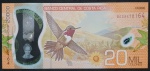 POLÍMEROS - COSTA RICA - 20.000 COLONES - 2018 - FE