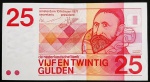 HOLANDA - 25 GULDEN - 1971 - SOBERBA 