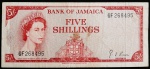 JAMAICA - RAINHA - 5 SHILLINGS - MBC