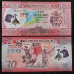 SALOMÃO - POLÍMERO - 10 DOLLARS - FE - COMEORATIVA