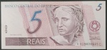 C272 - 1999 - PEDRO MALAN/ARMÍNIO FRAGA - 5 REAIS - FE - CAT. R$ 950 - LEVÍSSIMOS AMARELOS