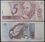 C275 - 2003 - ANTONIO PALOCCI/HENRIQUE MEIRELLES - 5 REAIS - FE - EST. R$ 100 - 1a. SÉRIE