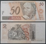 C309 - 1994 - FERNANDO HENRIQUE/PEDRO MALAN - 50 REAIS - FE - CAT. R$ 2000