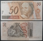 C323 - 2009 - GUIDO MANTEGA/HENRIQUE MEIRELLES - 50 REAIS - FE - CAT. R$ 190