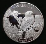 SALOMÃO - 1 DOLLAR -2019 - CUMPRO NÍQUEL REVESTIDO DE PRATA, 40mm. - KOOKABURRA