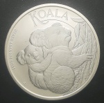 AUSTRALIA - 1 DOLLAR - 2023 - PRATA .999 - 31,1gr - ONÇA DE PRATA - KOALA  - PROOF