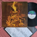 LP SEPULTURA - ARISE C/ ENCARTE // CAPA CONFORME FOTOS // DISCO EM MUITO BOM ESTADO // PODE CONTER RISCOS QUE CAUSAM CHIADOS, RUÍDOS OU PULOS