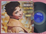 LP BRENDA LEE - ALL THE WAY // CAPA CONFORME FOTOS // DISCO EM MUITO BOM ESTADO // PODE CONTER RISCOS QUE CAUSAM CHIADOS, RUÍDOS OU PULOS