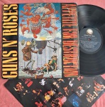 LP GUNS N' ROSES - APPETITE FOR DESTRUCTION C/ ENCARTE // CAPA CONFORME FOTOS // DISCO EM MUITO BOM ESTADO // PODE CONTER RISCOS QUE CAUSAM CHIADOS, RUÍDOS OU PULOS