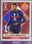 LANCE LIVRE - KYLIAN MBAPPÉ BORDÔ (Base) - EXTRA LEGEND (França) - Figurinha Original - Não deixe de ter as Figurinhas mais raras DO ÁLBUM DA COPA DO MUNDO QATAR 2022 - PANINI - Valor de mercado acima de R$ 200.00