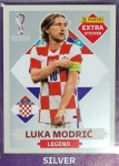 LANCE LIVRE - LUKA MODRIC PRATA - EXTRA LEGEND (Croácia) - Figurinha Original - Não deixe de ter as Figurinhas mais raras DO ÁLBUM DA COPA DO MUNDO QATAR 2022 - PANINI - Valor de mercado acima de R$ 250.00