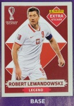 LANCE LIVRE - ROBERT LEWANDOWSKI BORDÔ (Base) - EXTRA LEGEND (Polônia) - Figurinha Original - Não deixe de ter as Figurinhas mais raras DO ÁLBUM DA COPA DO MUNDO QATAR 2022 - PANINI - Valor de mercado acima de R$ 100.00