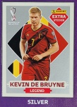 LANCE LIVRE - KEVIN DE BRUYNE PRATA - EXTRA LEGEND (Bélgica) - Figurinha Original - Não deixe de ter as Figurinhas mais raras DO ÁLBUM DA COPA DO MUNDO QATAR 2022 - PANINI - Valor de mercado acima de R$ 300.00