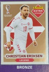 LANCE LIVRE - CHRISTIAN ERIKSEN BRONZE - EXTRA LEGEND (Dinamarca) - Figurinha Original - Não deixe de ter as Figurinhas mais raras DO ÁLBUM DA COPA DO MUNDO QATAR 2022 - PANINI - Valor de mercado acima de R$ 150.00