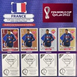 KYLIAN MBAPPE (França)  - KIT COM AS 4 FIGURINHAS EXTRA LEGENDS - OURO (Gold), PRATA - BRONZE e BORDÔ (Base) - Figurinhas Originais com Sleeve - Não deixe de ter as Figurinhas mais RARAS e desejadas do ÁLBUM DA COPA DO MUNDO QATAR 2022 - PANINI - Valor de mercado acima de R$ 1200.00