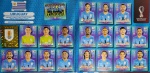 Lance Livre - SELEÇÃO DO URUGUAI COMPLETA - COPA DO MUNDO QATAR 2022 - 20 FIGURINHAS SEM REPETIÇÃO - Posições: URU 1 até URU 20 - Paginas 70 e 71 - Figurinhas Originais PANINI sem uso (para colar no álbum)