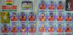 Lance Livre - SELEÇÃO DE GANA COMPLETA - COPA DO MUNDO QATAR 2022 - 20 FIGURINHAS SEM REPETIÇÃO - Posições: GHA 1 até GHA 20 - Paginas 68 e 69 - Figurinhas Originais PANINI sem uso (para colar no álbum)