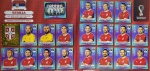 Lance Livre - SELEÇÃO DA SÉRVIA COMPLETA - COPA DO MUNDO QATAR 2022 - 20 FIGURINHAS SEM REPETIÇÃO - Posições: SRB 1 até SRB 20 - Paginas 60 e 61 - Figurinhas Originais PANINI sem uso (para colar no álbum)