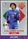 LANCE LIVRE - GUILLERMO OCHOA PRATA - EXTRA LEGEND (México) - Figurinha Original - Não deixe de ter as Figurinhas mais raras DO ÁLBUM DA COPA DO MUNDO QATAR 2022 - PANINI - Valor de mercado acima de R$ 300.00