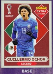 LANCE LIVRE - GUILLERMO OCHOA BORDÔ (Base) - EXTRA LEGEND (México) - Figurinha Original - Não deixe de ter as Figurinhas mais raras DO ÁLBUM DA COPA DO MUNDO QATAR 2022 - PANINI - Valor de mercado acima de R$ 100.00