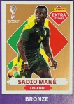 LANCE LIVRE - SADIO MANÉ BRONZE - EXTRA LEGEND (Senegal) - Figurinha Original - Não deixe de ter as Figurinhas mais raras DO ÁLBUM DA COPA DO MUNDO QATAR 2022 - PANINI - Valor de mercado acima de R$ 150.00