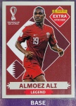 LANCE LIVRE - ALMOEZ ALI BORDÔ (Base) - EXTRA LEGEND (Qatar) - Figurinha Original - Não deixe de ter as Figurinhas mais raras DO ÁLBUM DA COPA DO MUNDO QATAR 2022 - PANINI - Valor de mercado acima de R$ 100.00