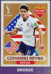 LANCE LIVRE - GIOVANNI REYNA BRONZE - EXTRA ROOKIE (Estados Unidos) - Figurinha Original - Não deixe de ter as Figurinhas mais raras DO ÁLBUM DA COPA DO MUNDO QATAR 2022 - PANINI - Valor de mercado acima de R$ 250.00