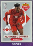 LANCE LIVRE - ALPHONSO DAVIES PRATA - EXTRA ROOKIE (Canadá) - Figurinha Original - Não deixe de ter as Figurinhas mais raras DO ÁLBUM DA COPA DO MUNDO QATAR 2022 - PANINI - Valor de mercado acima de R$ 350.00