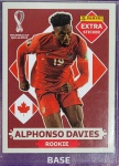 LANCE LIVRE - ALPHONSO DAVIES BORDÔ (Base) - EXTRA ROOKIE (Canadá) - Figurinha Original - Não deixe de ter as Figurinhas mais raras DO ÁLBUM DA COPA DO MUNDO QATAR 2022 - PANINI - Valor de mercado acima de R$ 100.00