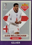 LANCE LIVRE - JUDE BELLINGHAM PRATA - EXTRA ROOKIE (Inglaterra) - Figurinha Original - Não deixe de ter as Figurinhas mais raras DO ÁLBUM DA COPA DO MUNDO QATAR 2022 - PANINI - Valor de mercado acima de R$ 300.00