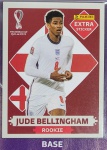 LANCE LIVRE - JUDE BELLINGHAM BORDÔ (Base) - EXTRA ROOKIE (Inglaterra) - Figurinha Original - Não deixe de ter as Figurinhas mais raras DO ÁLBUM DA COPA DO MUNDO QATAR 2022 - PANINI - Valor de mercado acima de R$ 100.00