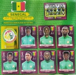 ORYX EDITION - SELEÇÃO DO SENEGAL - ESCUDO + TIME + 7 JOGADORES - COPA DO MUNDO QATAR 2022 - 9 FIGURINHAS SEM REPETIÇÃO - Posições: SEN1 até SEN9 - Pagina 12 - Figurinhas Originais PANINI ORYX EDITION ITALY sem uso (para colar no álbum)