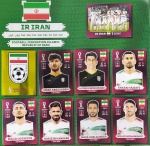 ORYX EDITION - SELEÇÃO DO IRAN - ESCUDO + TIME + 7 JOGADORES - COPA DO MUNDO QATAR 2022 - 9 FIGURINHAS SEM REPETIÇÃO - Posições: IRN1 até IRN9 - Pagina 18 - Figurinhas Originais PANINI ORYX EDITION ITALY sem uso (para colar no álbum)