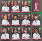 ORYX EDITION - SELEÇÃO DA ARÁBIA SAUDITA - 11 JOGADORES - COPA DO MUNDO QATAR 2022 - 11 FIGURINHAS SEM REPETIÇÃO - Posições: KSA10 até KSA20 - Pagina 27 - Figurinhas Originais PANINI ORYX EDITION ITALY sem uso (para colar no álbum)