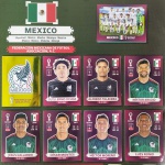 ORYX EDITION - SELEÇÃO DO MÉXICO - ESCUDO + TIME + 7 JOGADORES - COPA DO MUNDO QATAR 2022 - 9 FIGURINHAS SEM REPETIÇÃO COM GUILHERMO OCHOA INCLUSO - Posições: MEX1 até MEX9 - Pagina 28 - Figurinhas Originais PANINI ORYX EDITION ITALY sem uso (para colar no álbum)