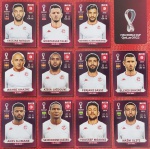 ORYX EDITION - SELEÇÃO DA TUNÍSIA - 11 JOGADORES - COPA DO MUNDO QATAR 2022 - 11 FIGURINHAS SEM REPETIÇÃO - Posições: TUN10 até TUN20 - Pagina 39 - Figurinhas Originais PANINI ORYX EDITION ITALY sem uso (para colar no álbum)