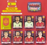 ORYX EDITION - SELEÇÃO DA ESPANHA - ESCUDO + TIME + 7 JOGADORES - COPA DO MUNDO QATAR 2022 - 9 FIGURINHAS SEM REPETIÇÃO - Posições: ESP1 até ESP9 - Pagina 42 - Figurinhas Originais PANINI ORYX EDITION ITALY sem uso (para colar no álbum)