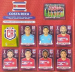 ORYX EDITION - SELEÇÃO DA COSTA RICA - ESCUDO + TIME + 7 JOGADORES - COPA DO MUNDO QATAR 2022 - 9 FIGURINHAS SEM REPETIÇÃO - Posições: CRC1 até CRC9 - Pagina 44 - Figurinhas Originais PANINI ORYX EDITION ITALY sem uso (para colar no álbum)