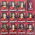 ORYX EDITION - SELEÇÃO DA BÉLGICA - 11 JOGADORES - COPA DO MUNDO QATAR 2022 - 11 FIGURINHAS SEM REPETIÇÃO COM KEVIN DE BRUYNE INCLUSO - Posições: BEL10 até BEL20 - Pagina 51 - Figurinhas Originais PANINI ORYX EDITION ITALY sem uso (para colar no álbum)