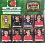 ORYX EDITION - SELEÇÃO DE PORTUGAL - ESCUDO + TIME + 7 JOGADORES - COPA DO MUNDO QATAR 2022 - 9 FIGURINHAS SEM REPETIÇÃO - Posições: POR1 até POR9 - Pagina 66 - Figurinhas Originais PANINI ORYX EDITION ITALY sem uso (para colar no álbum)