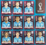 ORYX EDITION - SELEÇÃO DO URUGUAI - 11 JOGADORES - COPA DO MUNDO QATAR 2022 - 11 FIGURINHAS SEM REPETIÇÃO COM LUIS SUAREZ INCLUSO - Posições: URU10 até URU20 - Pagina 71 - Figurinhas Originais PANINI ORYX EDITION ITALY sem uso (para colar no álbum)