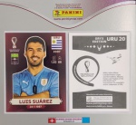 LANCE LIVRE - ORYX EDITION - LUIS SUAREZ - URU20 - COPA DO MUNDO QATAR 2022 - Figurinha Original PANINI ORYX EDITION ITALY sem uso (para colar no álbum)