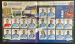 Russia 2018 - SELEÇÃO DO URUGUAI COMPLETA (URU) Grupo A - Figurinhas 92 a 111 - Paginas: 16 e 17 - São 20 Cromos alto colantes Originais para completar seu álbum da Copa Russia 2018 - Oportunidade unica pois no mercado cada figurinha é comercializada pelo menos a R$ 5.00