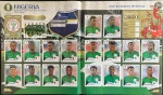 Russia 2018 - SELEÇÃO DA NIGÉRIA COMPLETA (NGA) Grupo D - Figurinhas 332 a 351 - Paginas: 40 e 41 - São 20 Cromos alto colantes Originais para completar seu álbum da Copa Russia 2018 - Oportunidade unica pois no mercado cada figurinha é comercializada pelo menos a R$ 5.00